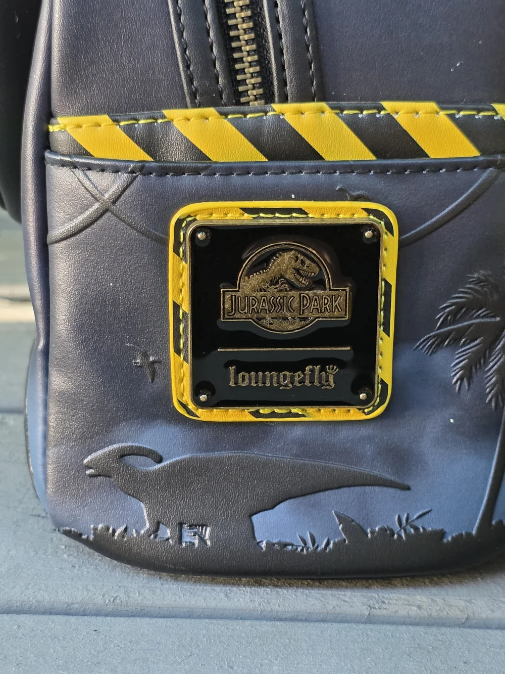 Loungefly Jurassic Park Glow In The Dark Backpack And Zip Wallet